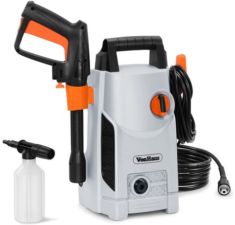 VonHaus 1600W Pressure Washer Main view of the VonHaus 1600W Pressure Washer.