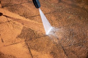 Wilks-USA RX510 Pressure Washer in use.