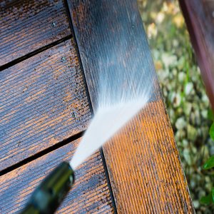 Wilks-USA RX550i Pressure Washer in use.
