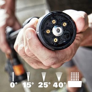 WORX WG620E.6 Pressure Washer's adjustable nozzle.