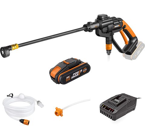 WORX WG620E 6 Pressure Washer Main view of the WORX WG620E.6 Pressure Washer.