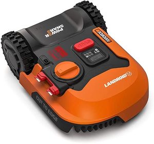 Top view of the WORX WR143E M1000 Landroid Robotic Mower.