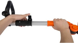 Yard Force 20V Cordless Pole Hedge Trimmer's handle.