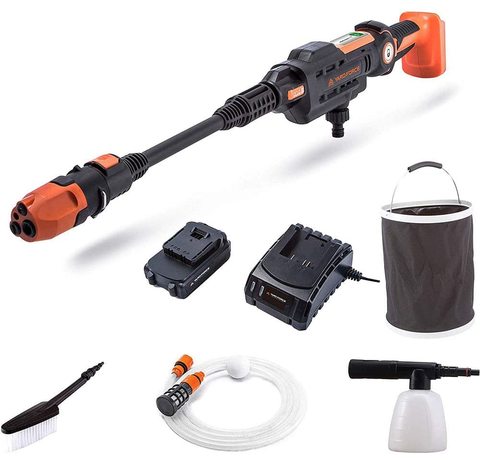 Main view of the Yard Force Aquajet Cordless Pressure Washer.